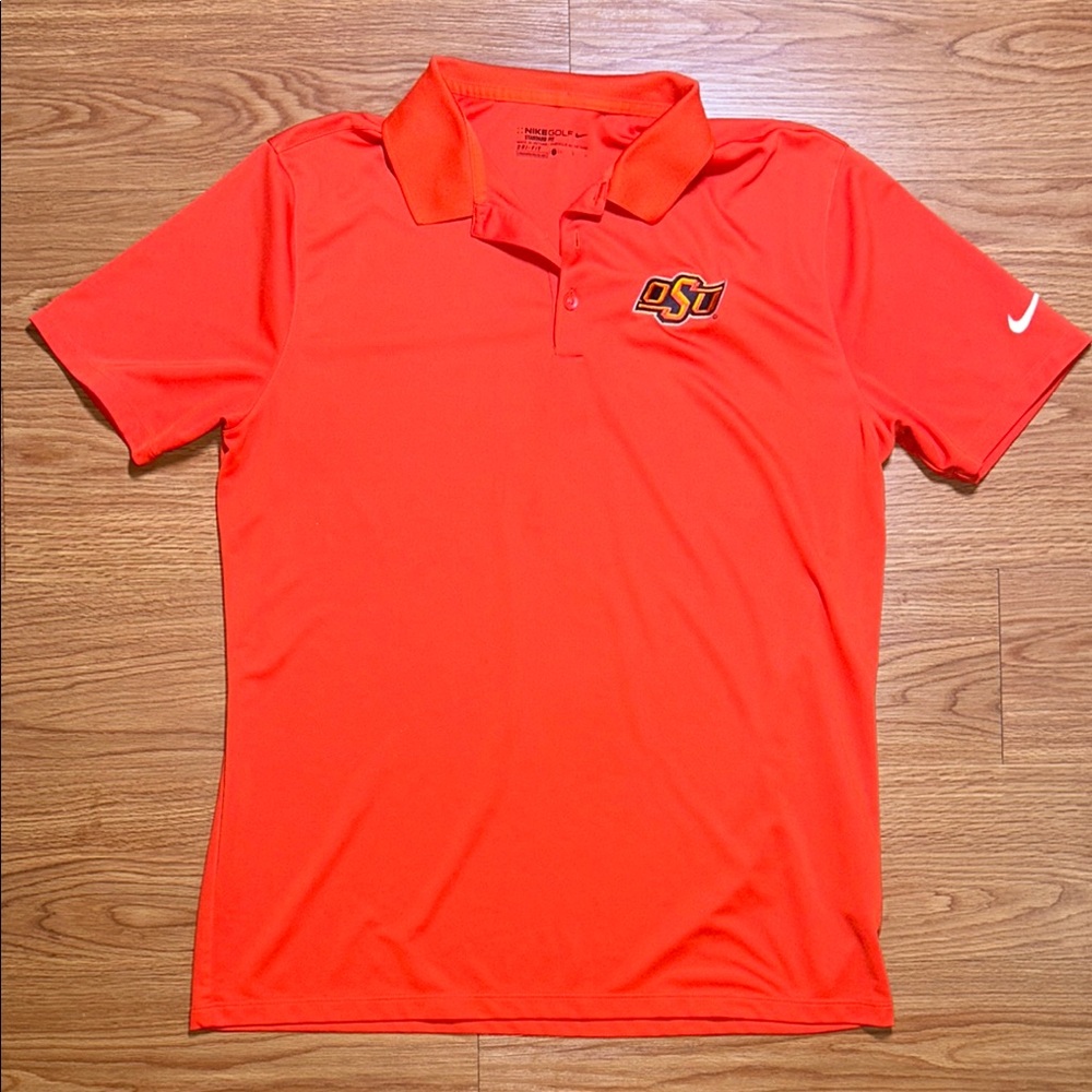 Nike Orange Performance Polo Shirt